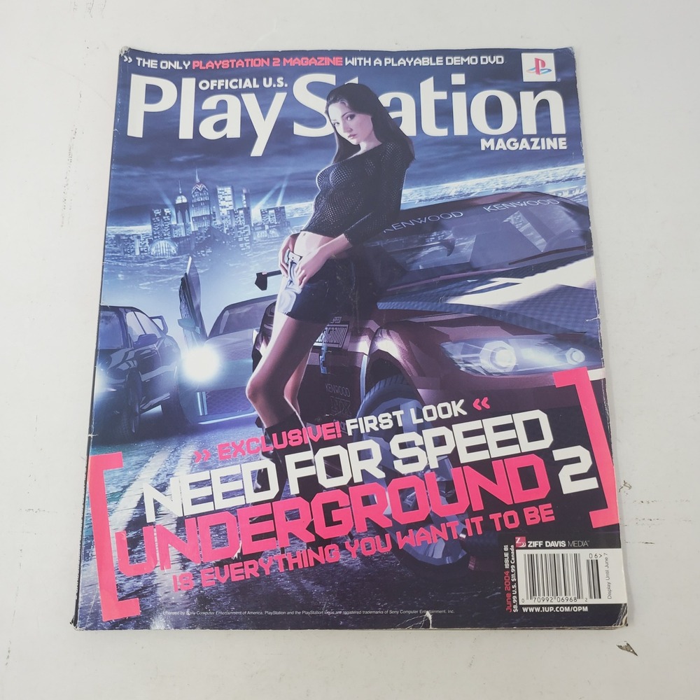 Official US PlayStation Magazine Issue 81 June 2004 Need for Speed Underground 2